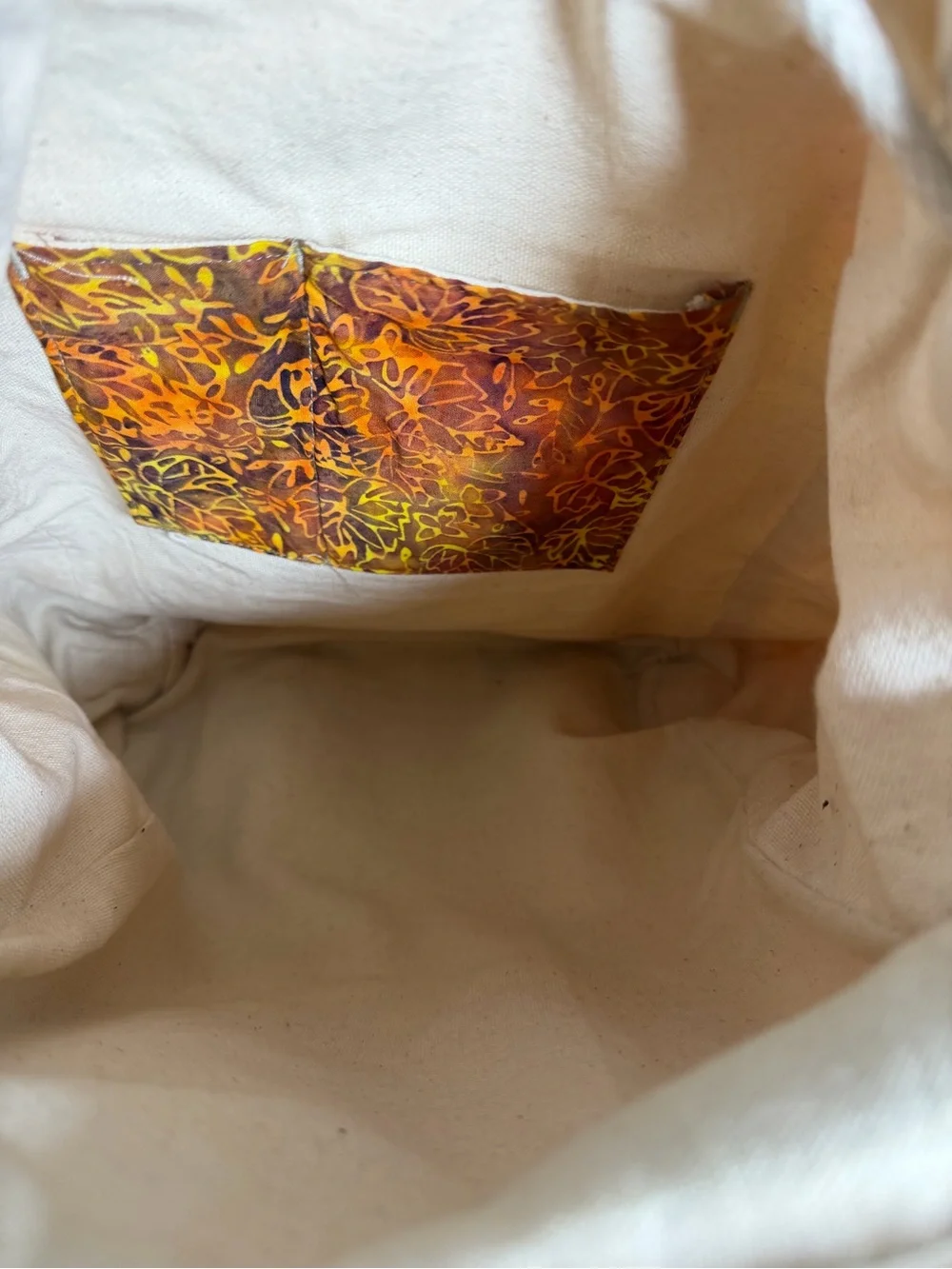 Taaluma Batik Backpack‎ Boho Cottagecore Travel Daypack Brown Floral